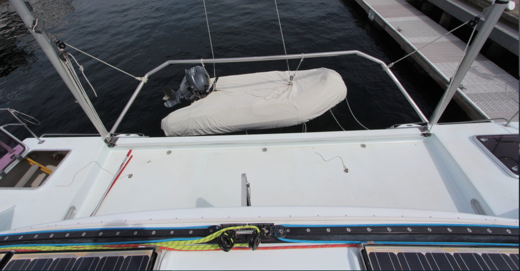  Old Dinghy and Davit System 