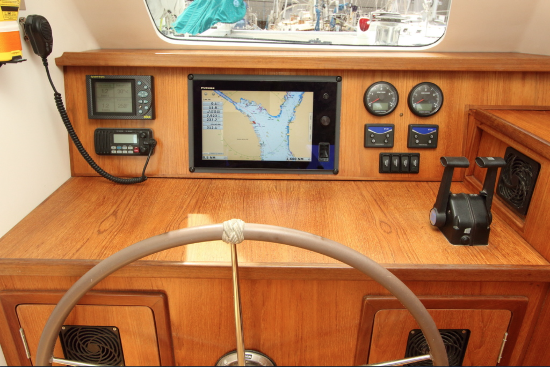  Pilothouse Helm Station starboard side 